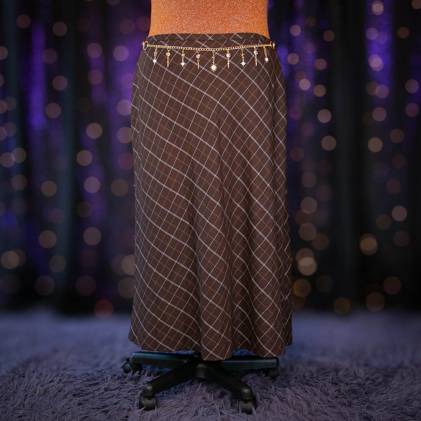 plaid weather skirt