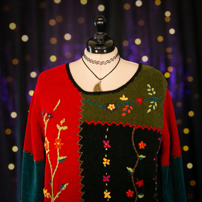 changing colors sweater