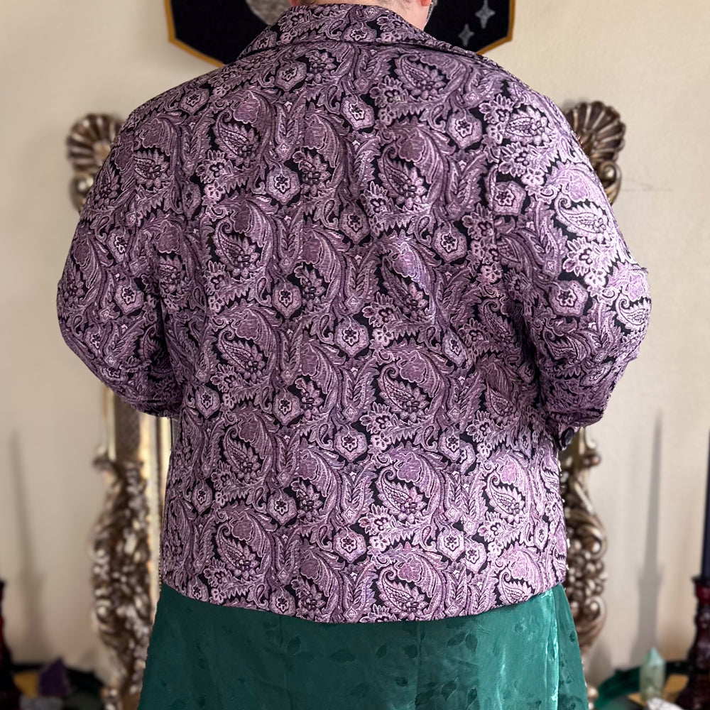 purple paisleys jacket