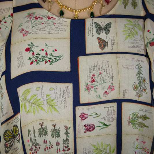 botany journal dress