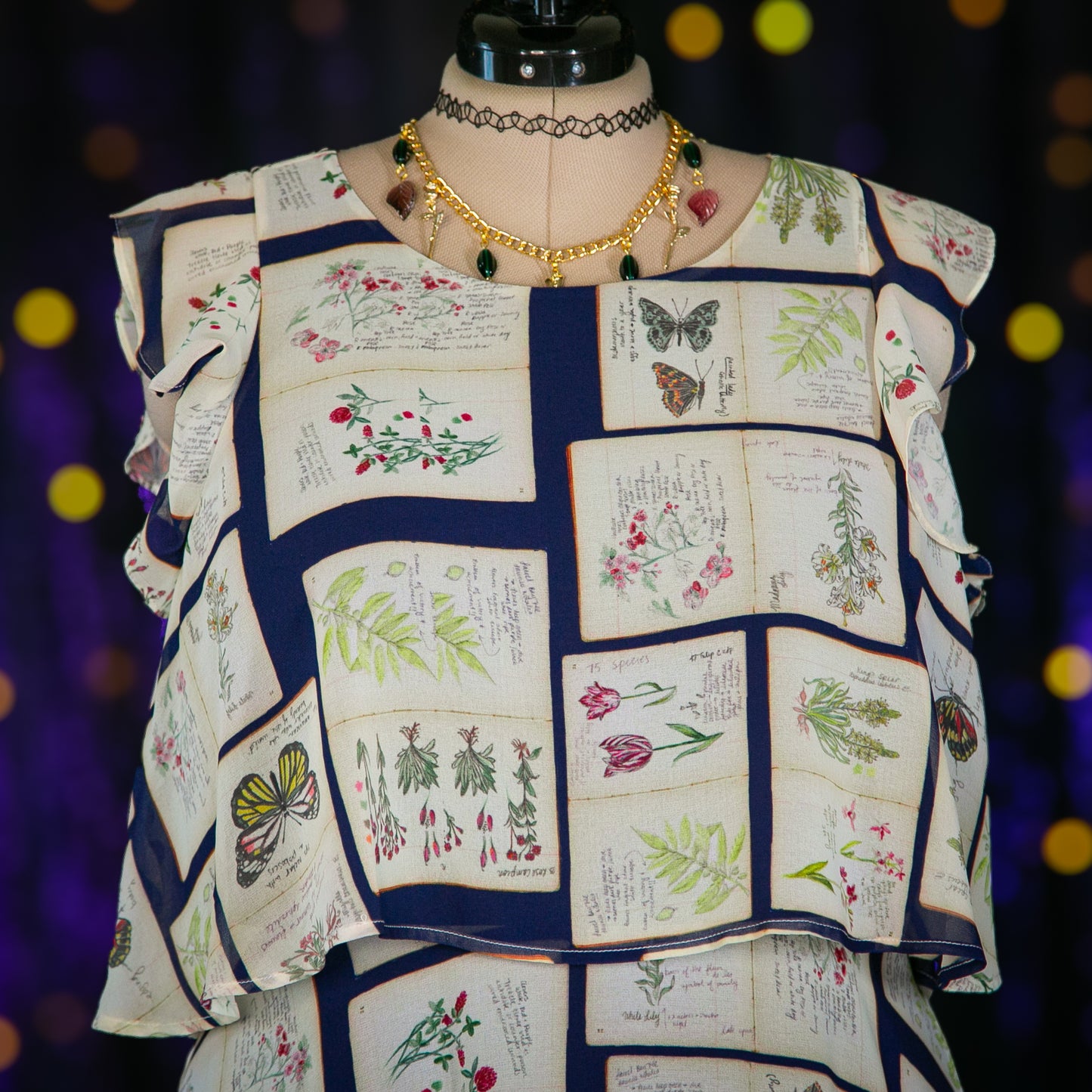 botany journal dress