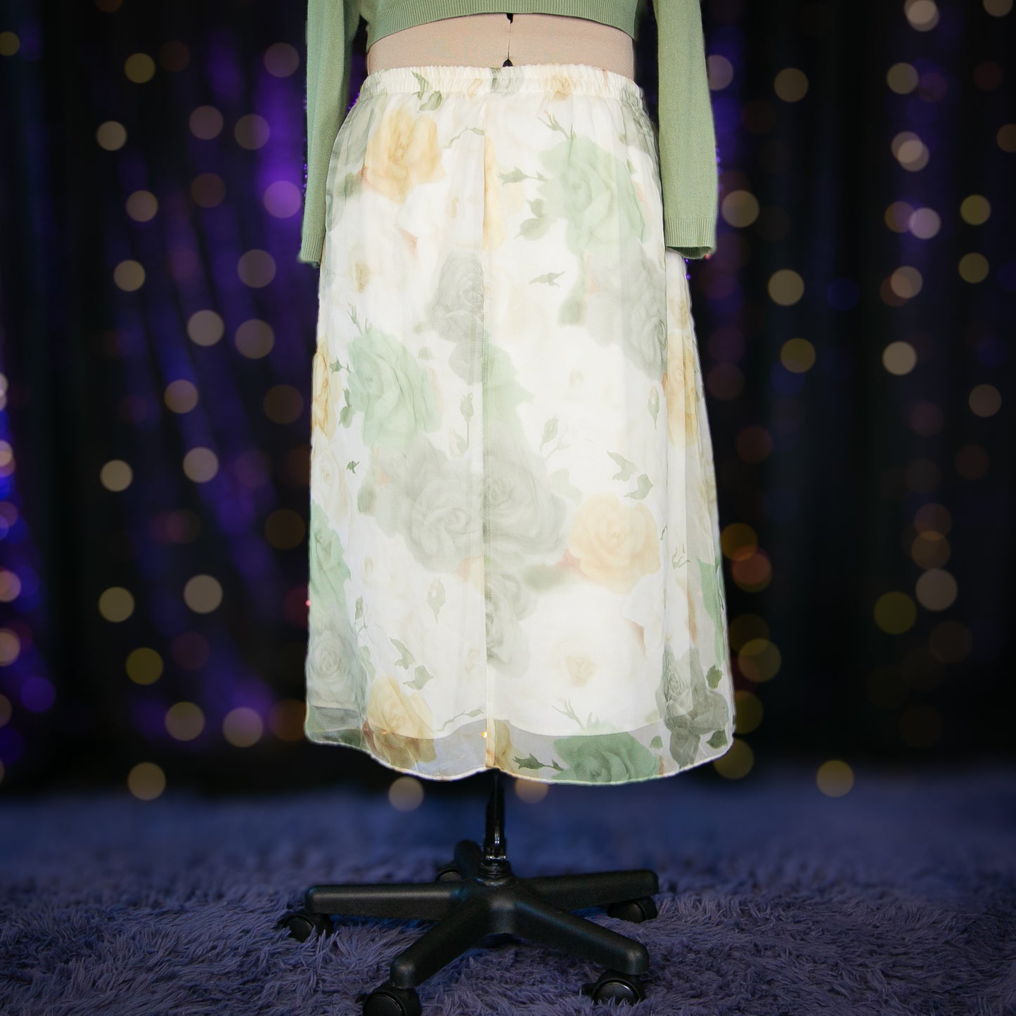 rose petals skirt