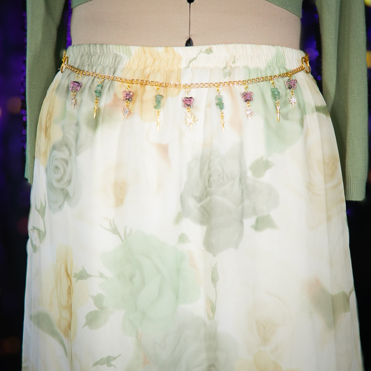 rose petals skirt