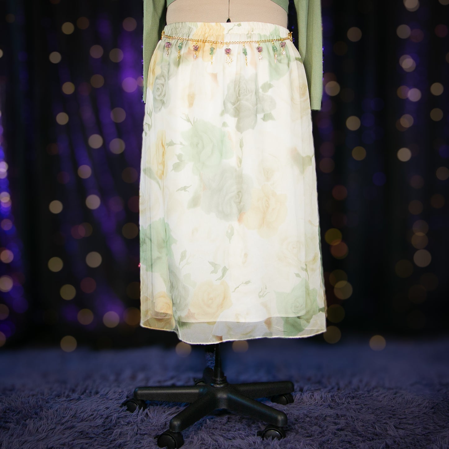 rose petals skirt