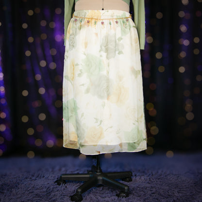rose petals skirt
