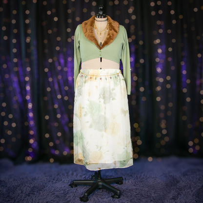 rose petals skirt