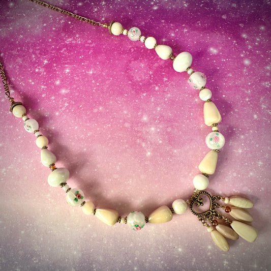 rosette necklace