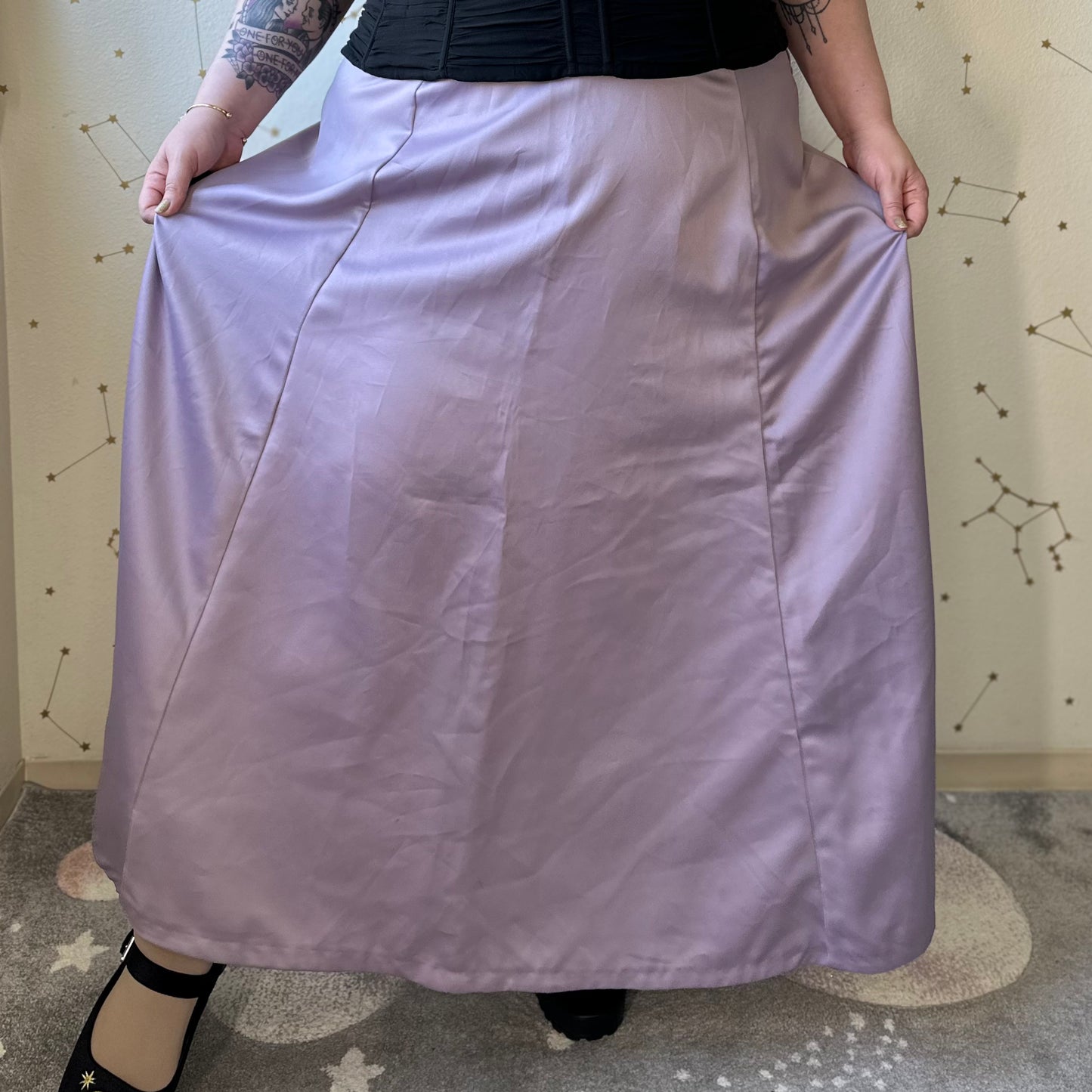 lavender tea skirt
