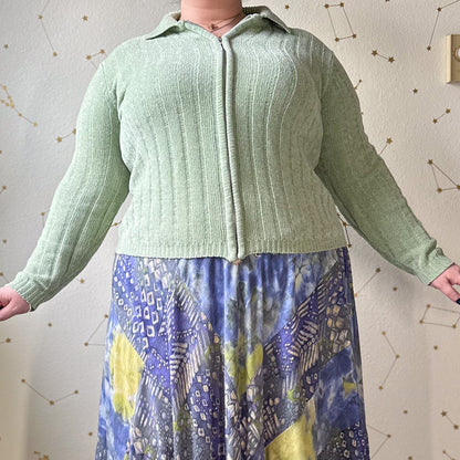 spring green cardigan sweater