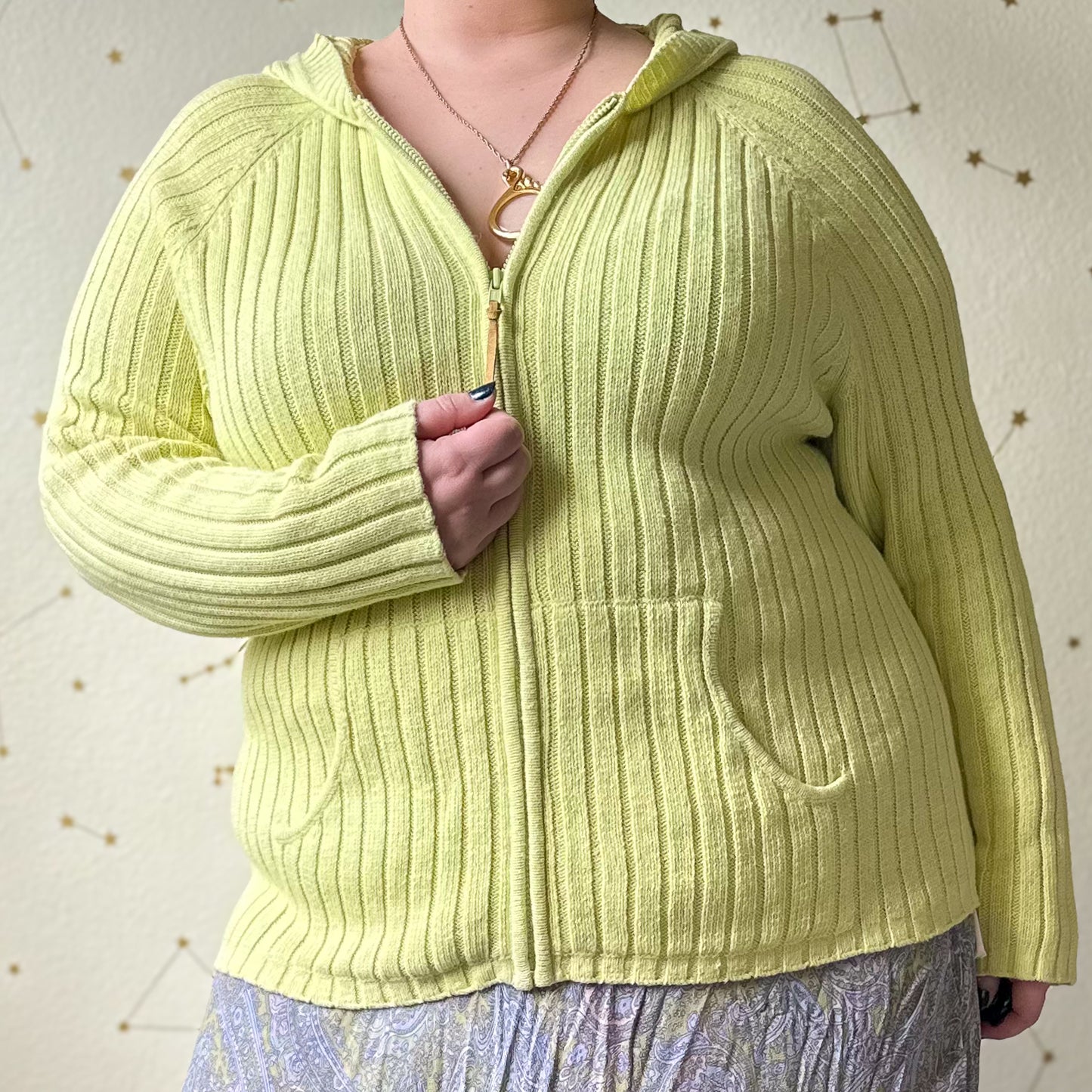 granny smith cardigan sweater