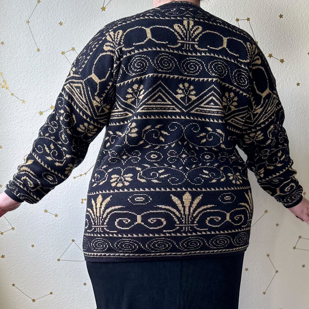 antique gold sweater