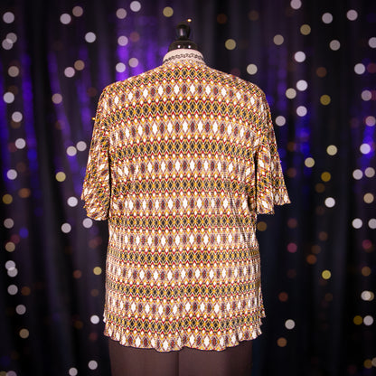 august argyle top