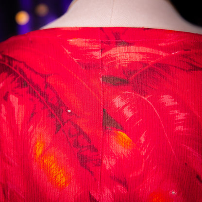 red palms dress