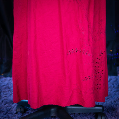 scarlet summer skirt