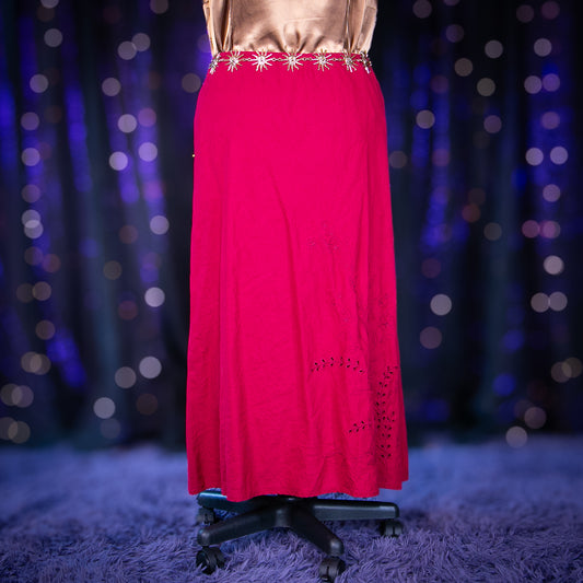 scarlet summer skirt