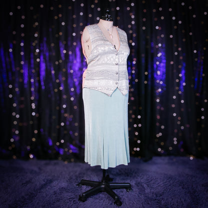 silver rose vest