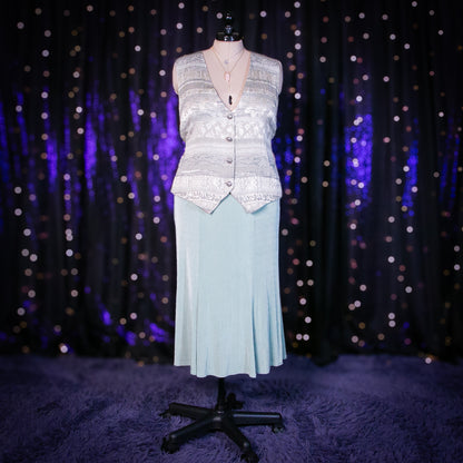 silver rose vest
