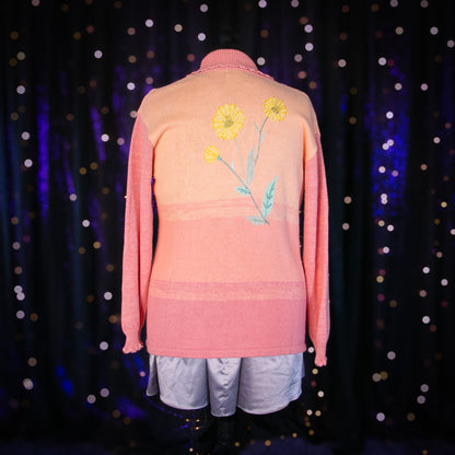 sherbet sunsets cardigan sweater