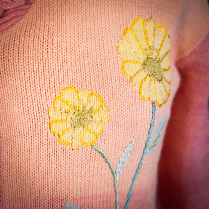 sherbet sunsets cardigan sweater