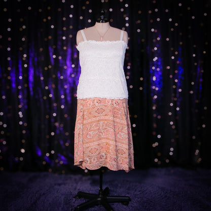 white rose top