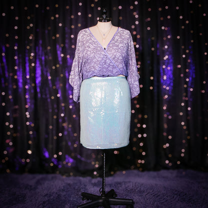 aquamarine skirt