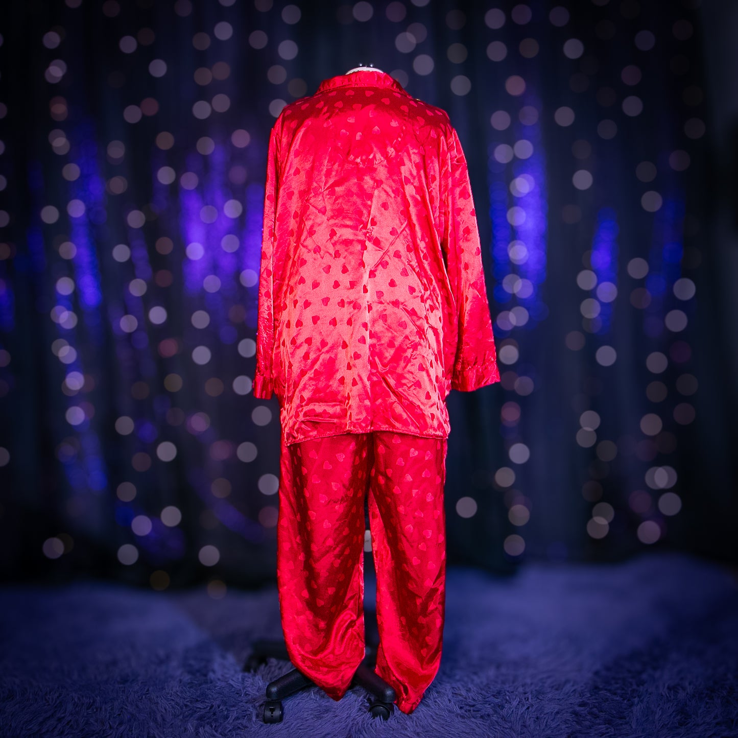 candy hearts top + pant pj set