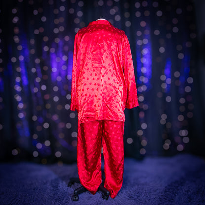 candy hearts top + pant pj set