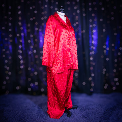 candy hearts top + pant pj set