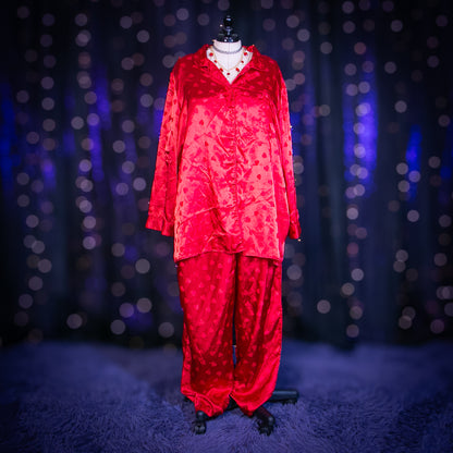 candy hearts top + pant pj set