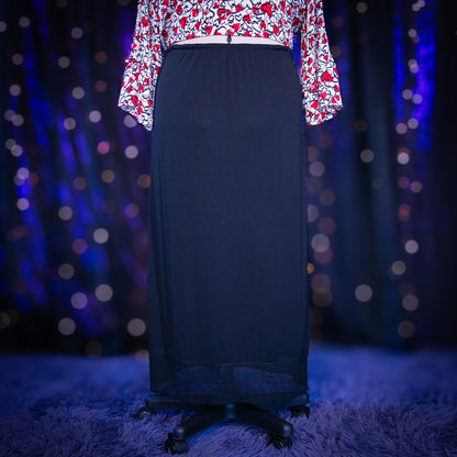 black rose skirt