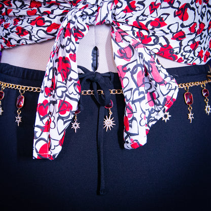 black rose skirt
