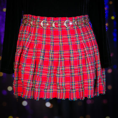 plaid apple skirt