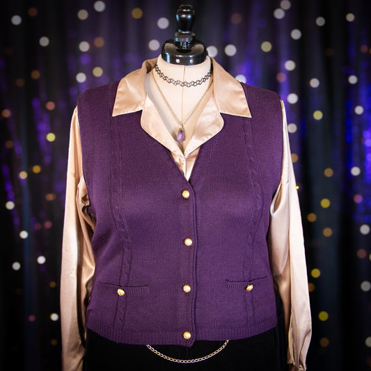 book worm sweater vest