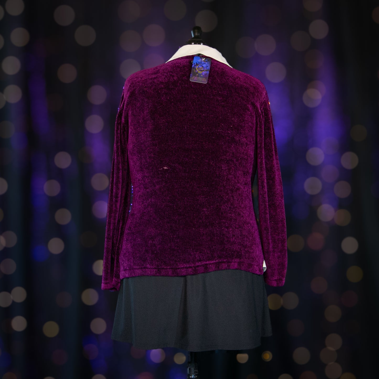 crystal ball pullover sweater