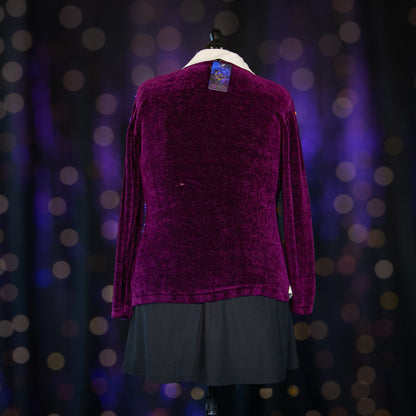 crystal ball pullover sweater