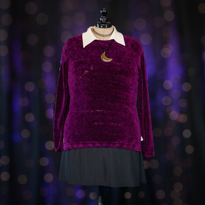 crystal ball pullover sweater
