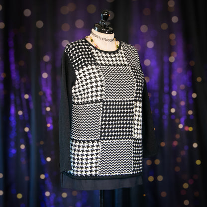 spells check pullover sweater