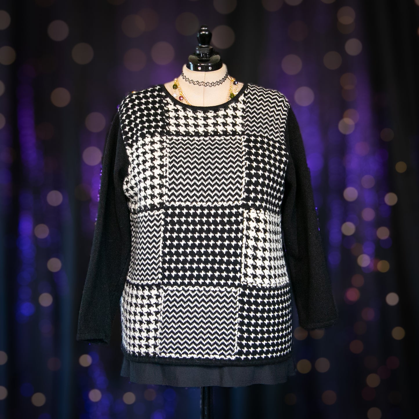 spells check pullover sweater