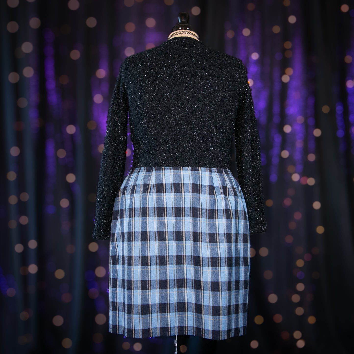 plaid influence skirt