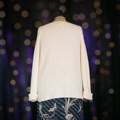 candle wax pullover sweater