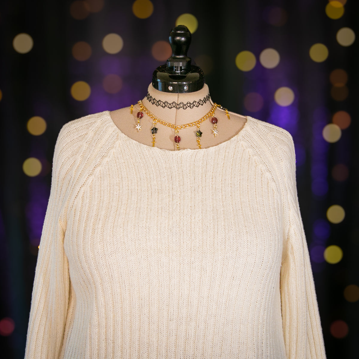 candle wax pullover sweater