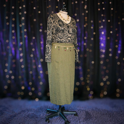 garden rosemary skirt
