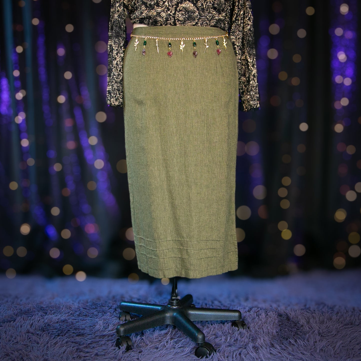 garden rosemary skirt