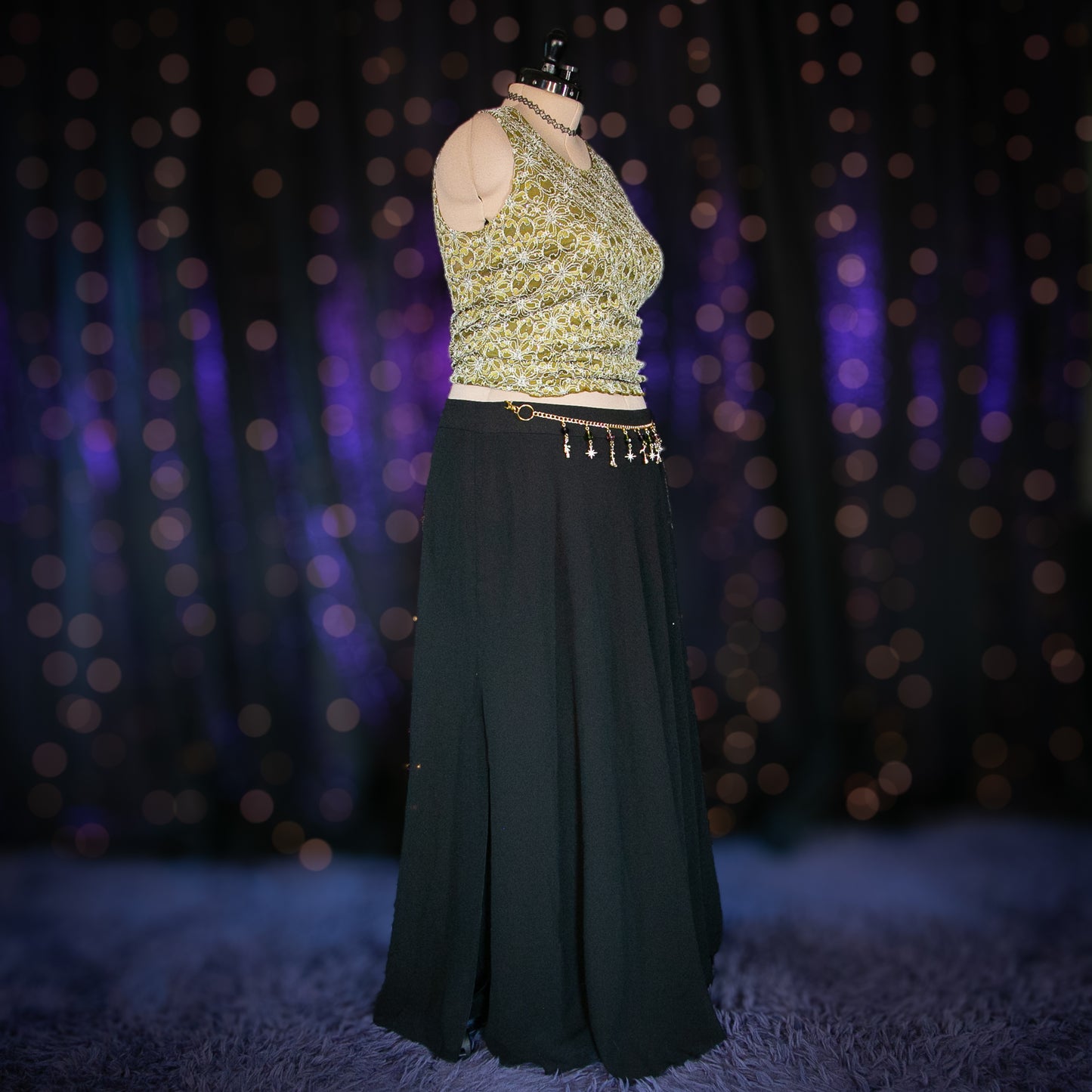 black as night skirt