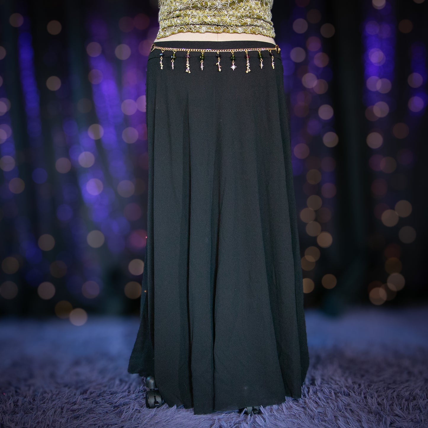 black as night skirt
