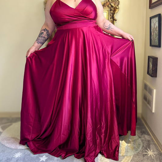 crimson chapel gown