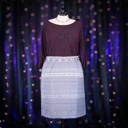 pewter locket skirt