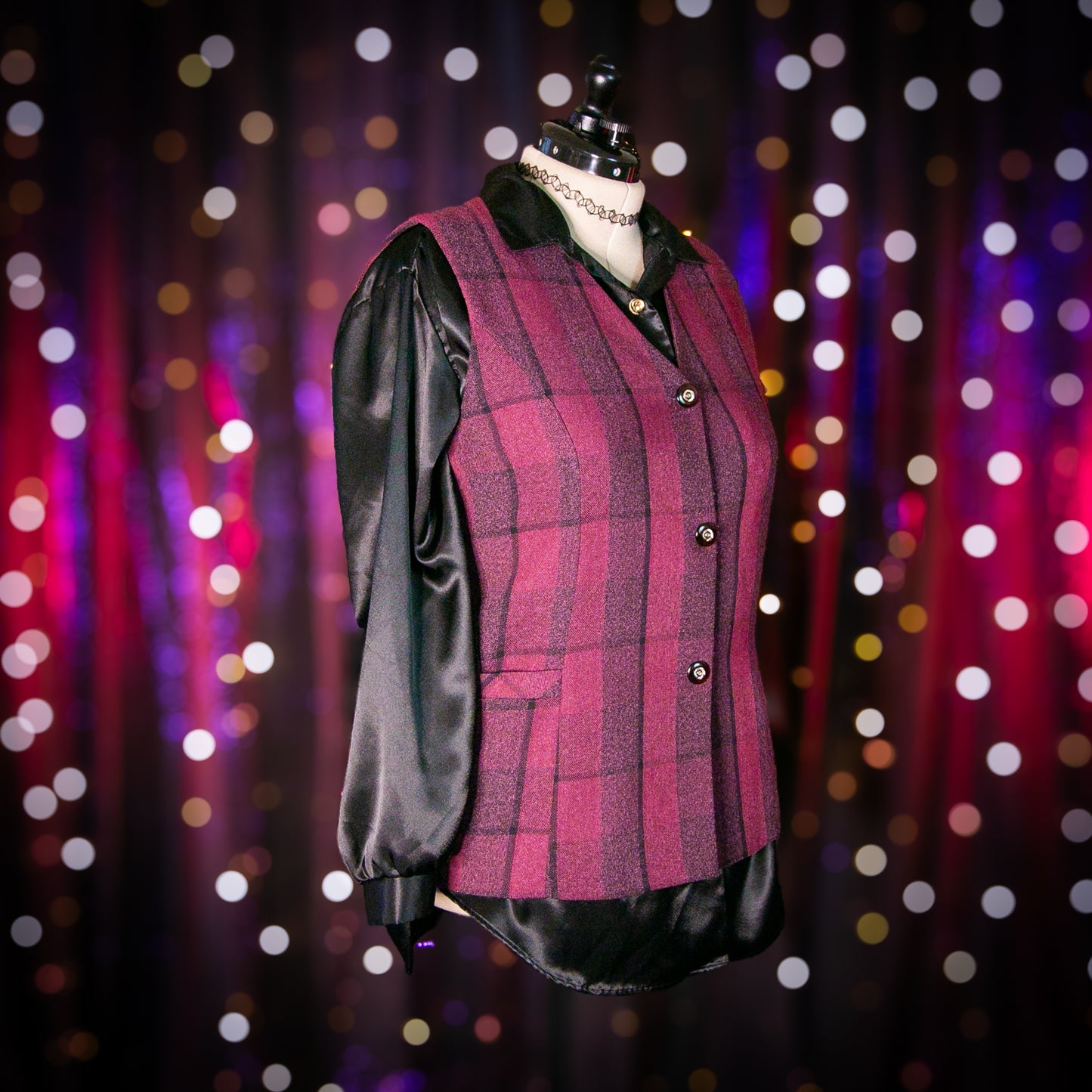 mad plaid vest