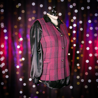 mad plaid vest