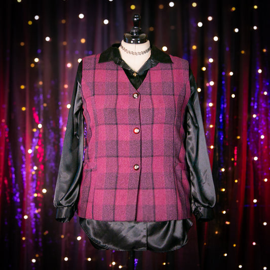 mad plaid vest